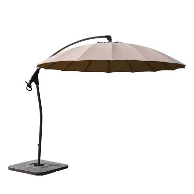 China EUROPEAN 2.5*2.5 Leisure Garden Arm Sun Umbrella Outdoor Decoration Curved Dome Patio Umbrella for sale