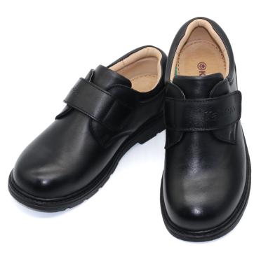 China Guangzhou High Quality Anti-odor Children's Stylish Shoes For Boys Mini MOQ Kids Black Leather Student School Shoes for sale