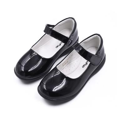 China Wholesale And Customize Mary Jane Black School Shoes For Girls Flat Children's Casual Shoes for sale