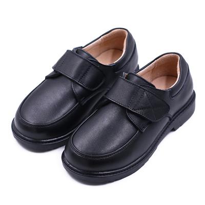 China KALUPAO Guangzhou round children school shoes in teenage black boys uniform leather shoes children's sports shoes for sale