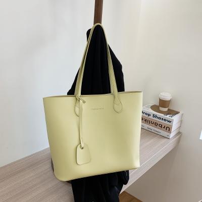 China 2021 Wholesale PU Factory Large Capacity Handbag Girls Tote Handbags Young Lady Fashion Purses For Ladies for sale