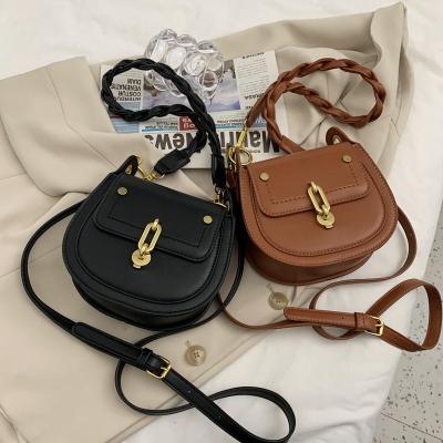 China Wholesale Fashion Ladies Small Shoulder Handbags Luxury Purses PU Leather Trim Handbags For Women for sale