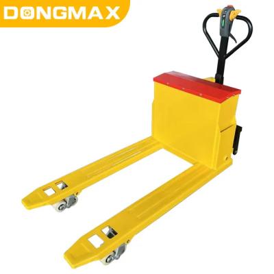 China New 120mm Haul Cargo Out 3 Tons 48V Battery All Terrain Off Road Semi Electric Pallet Truck for sale