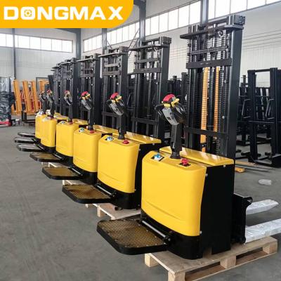 China Hot Selling High Efficiency 1.5 Ton Full Electric Forklift Pallet Stacker Lift Walkie Stacker Stacker for sale