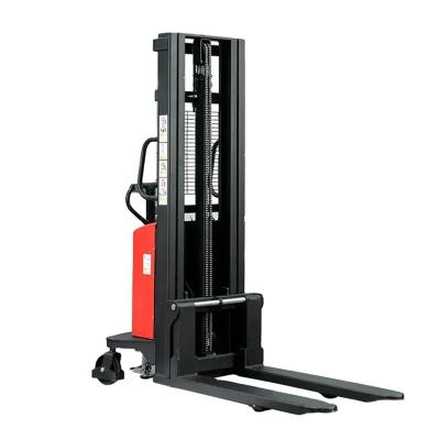 China China High Quality Full Electric Self Loading Pallet Stacker 1ton 1.5ton 2ton Pallet Stacker Forklift From China for sale