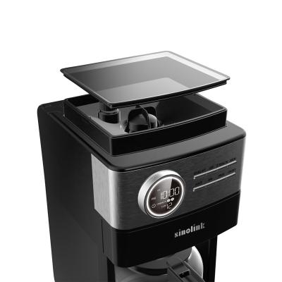 China Hotel Americano Automatic Coffee Maker Set With Grinder for sale