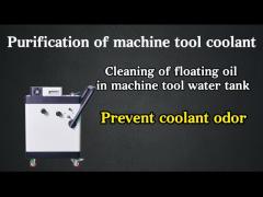 Continuous CNC Coolant Oil Skimmer Floating Oil Recovery Machine