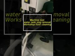 Dry Wet Power Sludge Cleaning Equipment For CNC Workshop