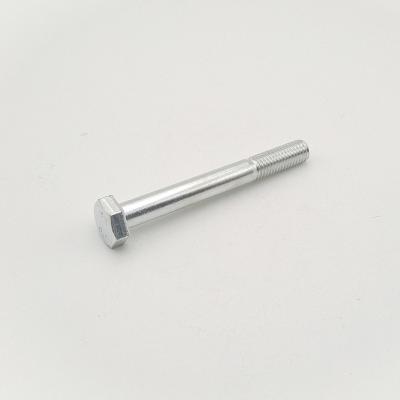 China DIN931 / DIN933 Hex Bolt And Nut Steel Hex Head Screw Steel Bolt for sale