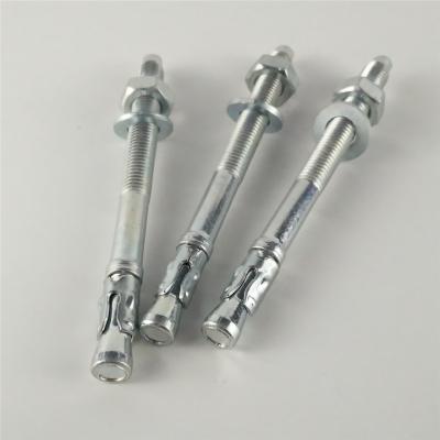 China Standard type building construction of stainless steel wedge anchor with S type clip with din125 washe for sale