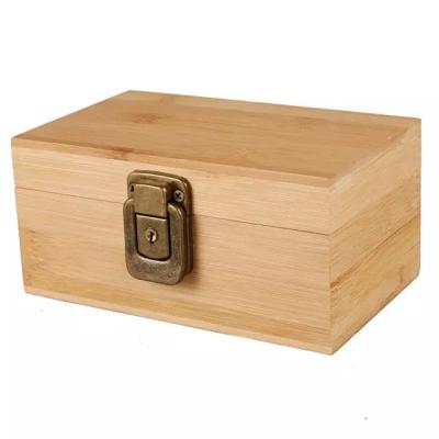 China New Europe Small Creative Wooden Craft Gift Storage OEM Handmade Wooden Gift Box With Lid for sale