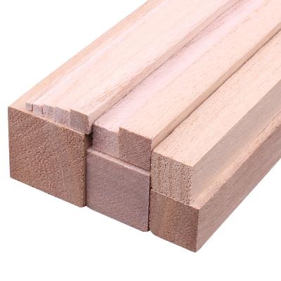 China Europe Pine Wood Wooden Building Plywood DIY Rectangle Natural Bamboo Sticks for sale