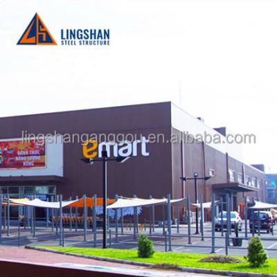 China Best Selling Prefab Steel Construction Steel Shopping Mall Customized for sale