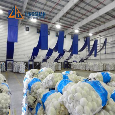 China high quality low cost soundproof steel structure cold storage room building price customized for sale