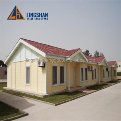 China Steel Frame Standard Modular Luxury Prefab Villa Homes for sale