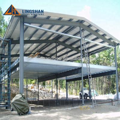 China Low Cost Steel Prefab Warehouse Lightweight Steel Structures Factory Building Shed for sale