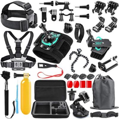 China All Action Cameras Manufacturer OEM Direct High Quality Sports Camera Accessories 48 In 1 Camera Accessories for sale