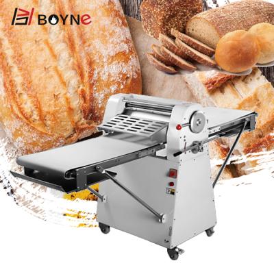 China Boyne Kitchen Equipment Industrial Commercial Bakery Pastry Biscuit Snack Machine Factory Boyne Kitchen Equipment Stainless Steel Rolling Dough Sheeter for sale