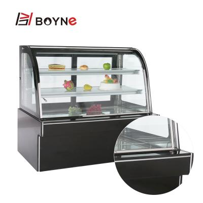 China Modern Commercial Bakery Shop 3 Layer Cake Display Refrigeration Showcase for sale