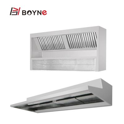 China Durable Industrial Stainless Steel Kitchen Fresh Air Exhaust Hood For Kitchen for sale