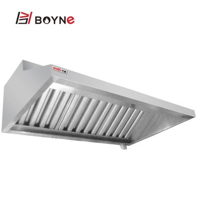 China Chinese Type 304 Grade Long Lasting Stainless Steel Industrial Kitchen Exhaust Hood for sale