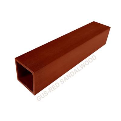 China WPC 30X30MM Modern WPC 30X30MM Great Wall Decor faux ceilling panel wall composit wood planking board for sale