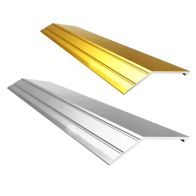 China Contemporary Aluminum Tile Trims Sheet Aluminum Flooring Strips Profile Transition Strips for sale