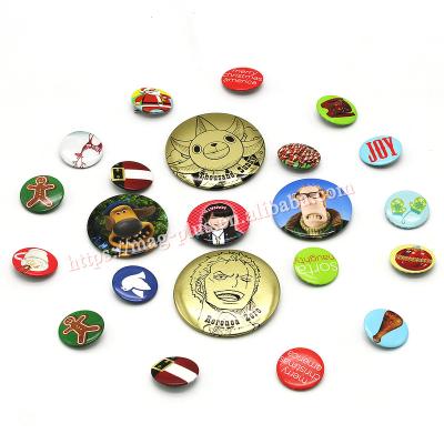 China People Art Customized cheap give away tinplate badges maker button badges button pins for sale