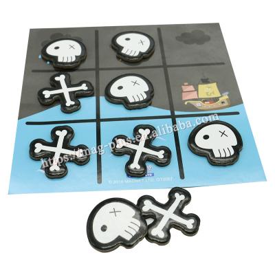 China Hot Selling Brain Teaser Classic Puzzle Game Logical Thinking Chess Magnetic Tic-TAC-Toe Board Game for sale