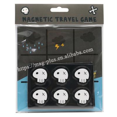 China Hot Selling Brain Teaser Classic Puzzle Game Logical Thinking Chess Magnetic Tic-TAC-Toe Board Game for sale