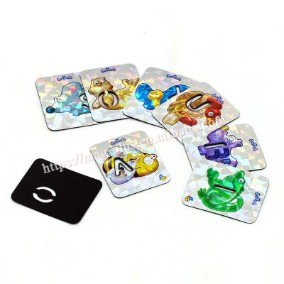 China Shape OEM ODM Promotion Hot Sale Cheap Customized Laser / Holographic Flat Fridge Magnet for sale