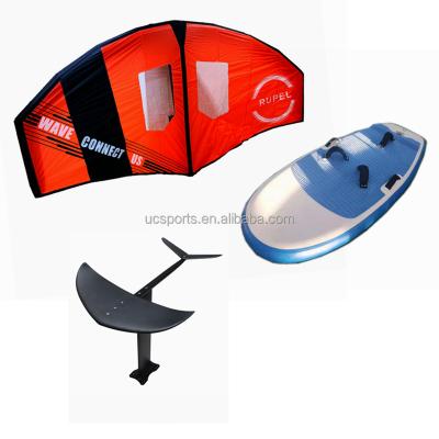 China 2021 Unisex Surf Wing Foil + Kite Hydrofoil + Inflatable Aluminum Board With 3K Carbon Plate HOT for sale