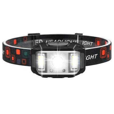 China USB Rechargeable Camping Recycling Fishing LED Headlamp Running Headlamp Flashlight With Red Light Light Waterproof Headlamps for sale