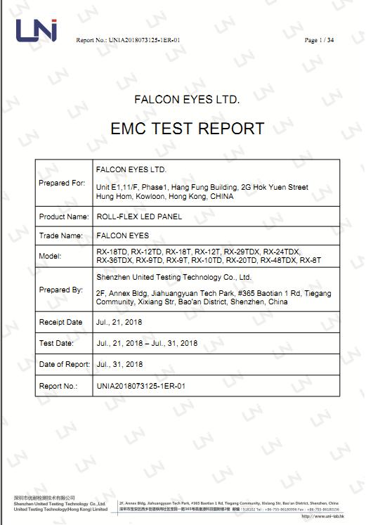 EMC - Fuzhou Weishijie Camera And Equipment Co., Ltd.