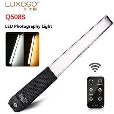 China LUXCEO Q508S PORTABLE Handheld Two-color Fill Light 3000-5700K LED Photography Light with Remote Control for Video Shooting for sale