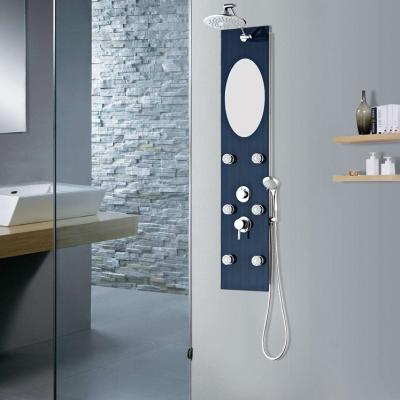 China Electric metered faucets support best project ducha bathroom shower panel for sale