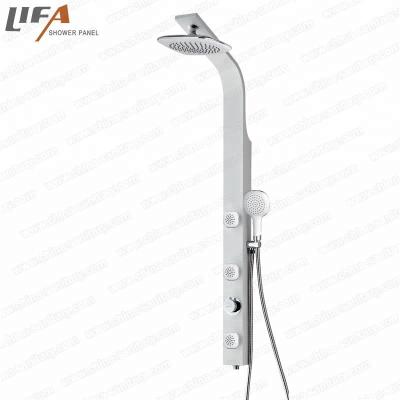 China Popular Manufacturer OEM Porcelain Shower Column Faucets Metered Contemporary Shower Panel for sale