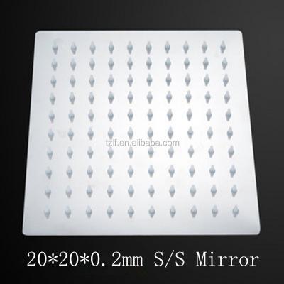 China Without Switch Ultra Thin Square Overhead Rain Shower (20*20*0.2cm) for sale