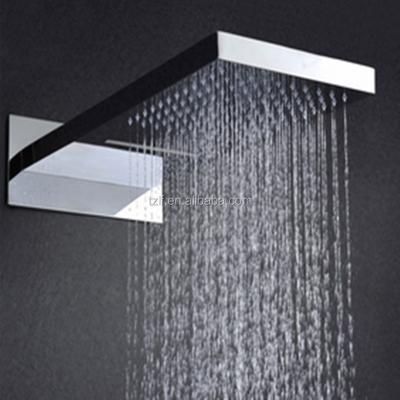 China Needle Free SS Mirror Outdoor Rectangular Easy Installation Shower Head for sale