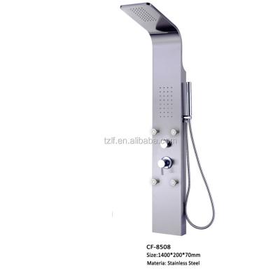 China Metered Shower Faucets Anti-fingerprint SS Panel for sale