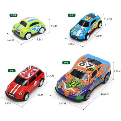 China Toy Children's Alloy Diecast Simulation Toy Car With Pullback Model Race Car Diecasting Mini Car Inertia for sale