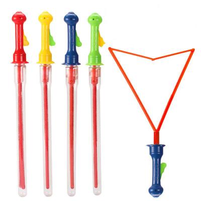 China Outdoor Sports Blowing Bubble Bar Soap Bubble Large Toy Children's Western Sword Manual Anhydrous With Concentrate for sale