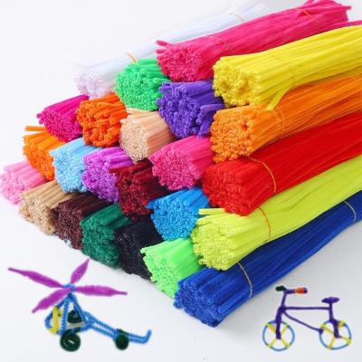 China Toys For Kindergarten Color Wool Tops Wholesale Kids Twisted Stick Makers Supply Handmade Diy Kids Twisting Stick Kindergarten Educational Toys And Gifts for sale