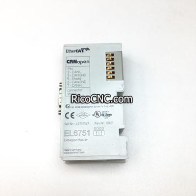 China Beckhoff EtherCAT Terminal EL6751 with Master Slave Terminal for CANopen for sale