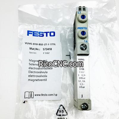 China New FESTO 573418 VUVG-B10-B52-ZT-F-1T1L Air Solenoid Valve for Homag Machines for sale