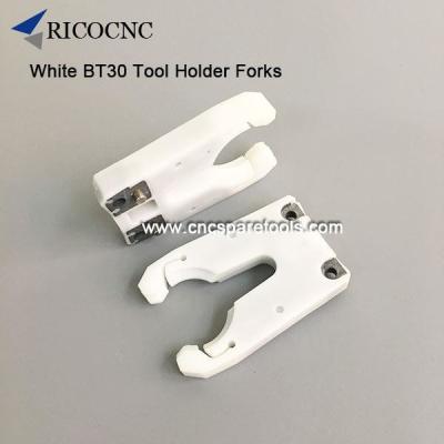 China CNC tool changer gripper white BT30 tool clip for auto tool changer CNC router machines for sale