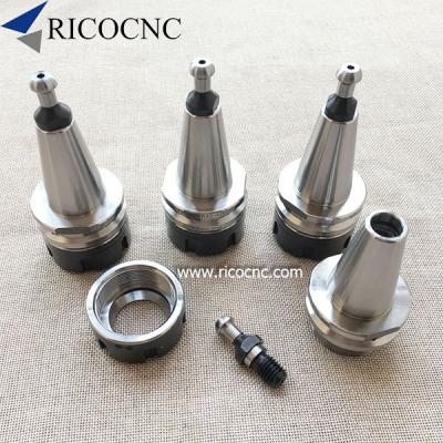 China CNC ISO30 ER32 tool holder cone with pull stud for auto tool changer HSD spindle CNC router for sale