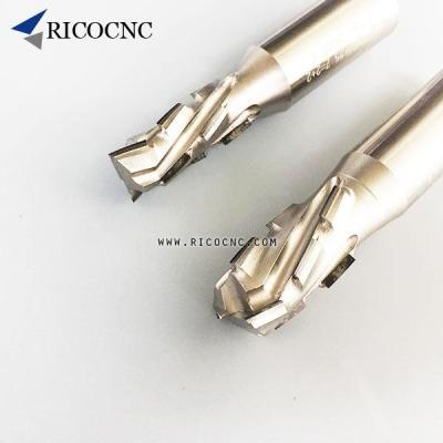 China PCD Diamond Helical Compression Router Bits for Laminated Wood Panels Cutting for sale