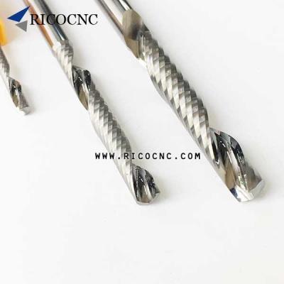 China Solid Carbide single flute spiral CNC Router Bits for Acrylic Cutting for sale