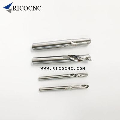 China CNC cutting tools single flute up cut Carbide CNC Router Bits for Aluminium for sale